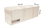 קופסת אחסון לארון<br>MULTI-12<br>12x45x15 ס"מ